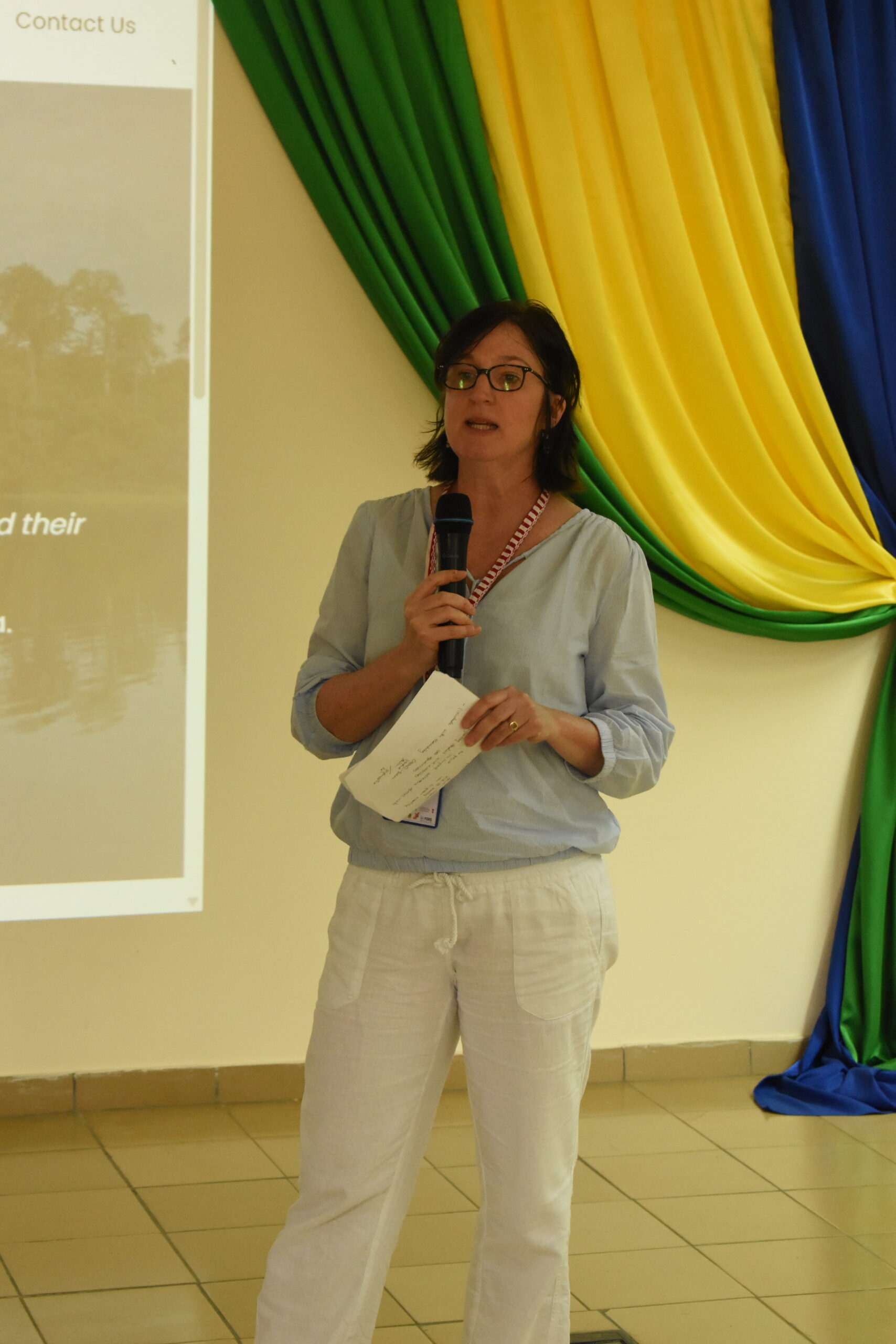 Speaker at the Gabon Consortium Meeting